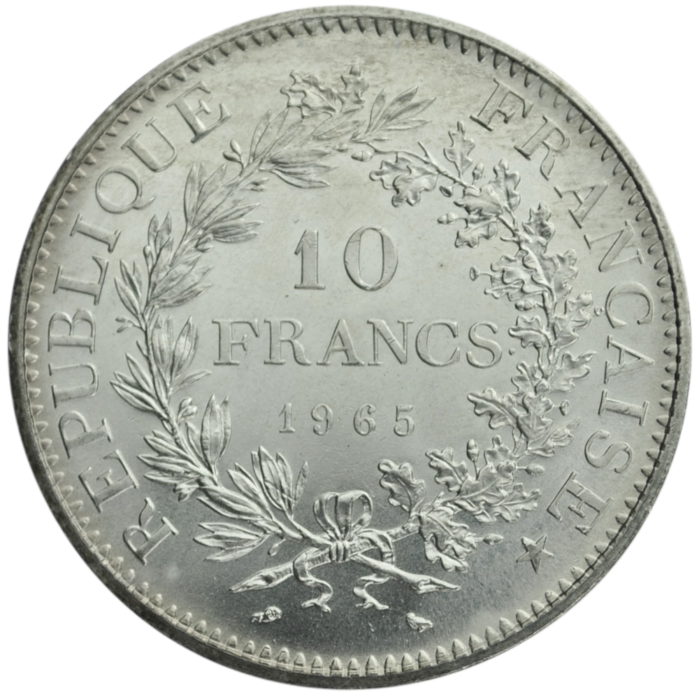 10-Francs Herkules 1964 - 1973