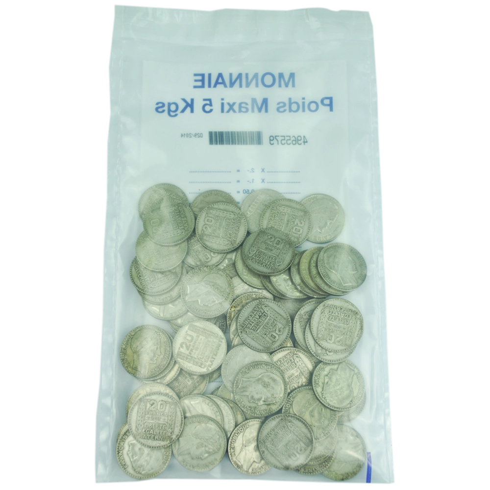 1kg Feinsilber: Beutel mit 20-Francs Turin