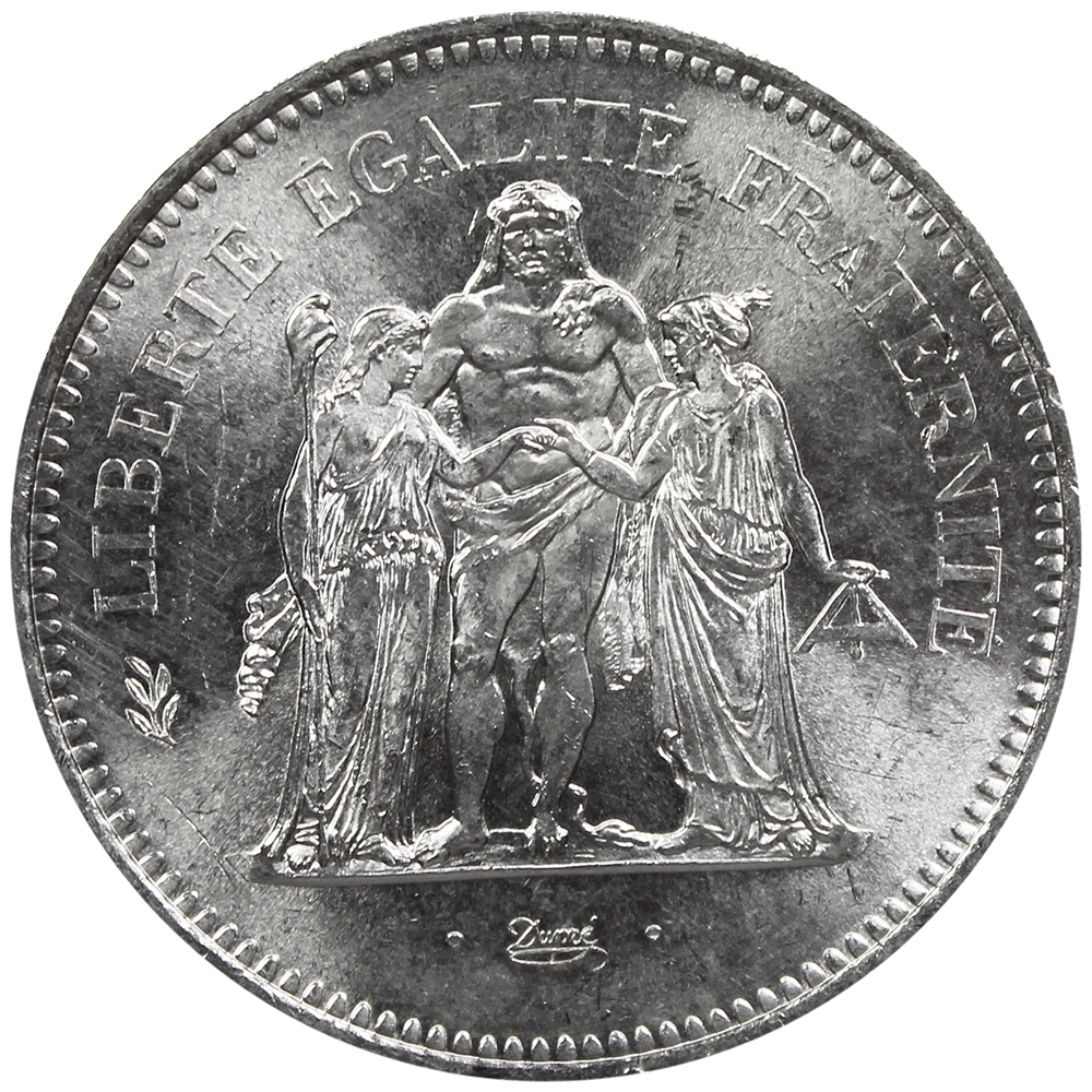 50-Francs Herkules 1974 - 1980