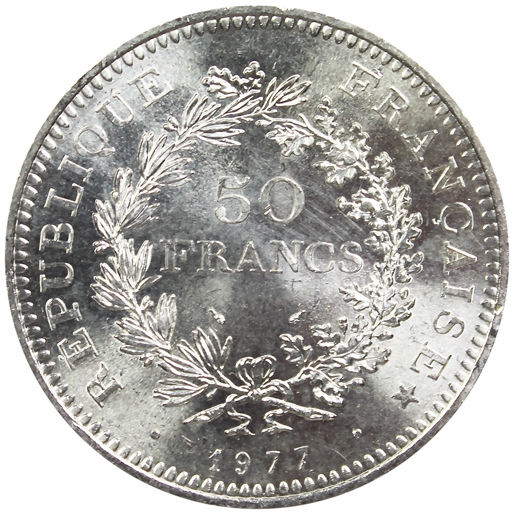 50-Francs Herkules 1974 - 1980
