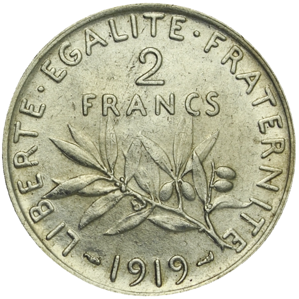 2-Francs La Semeuse 1898 - 1920