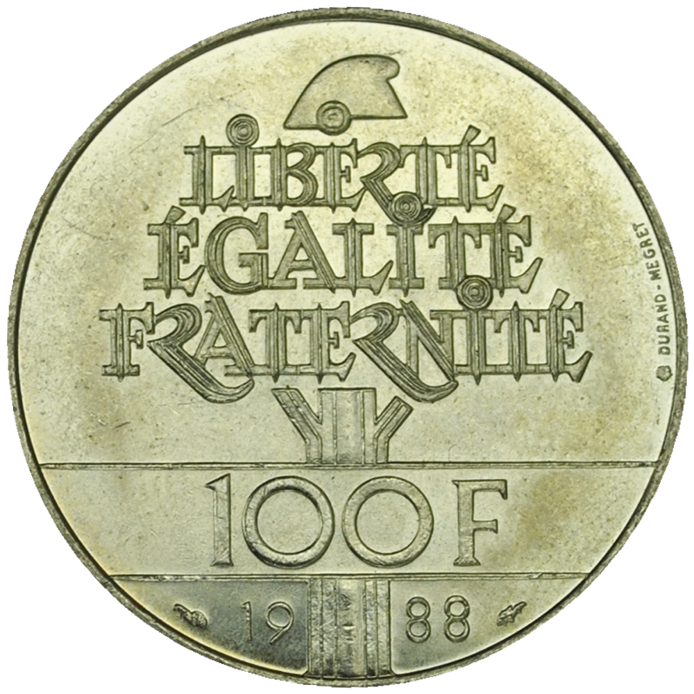 100-Francs Silber 1982 - 2002