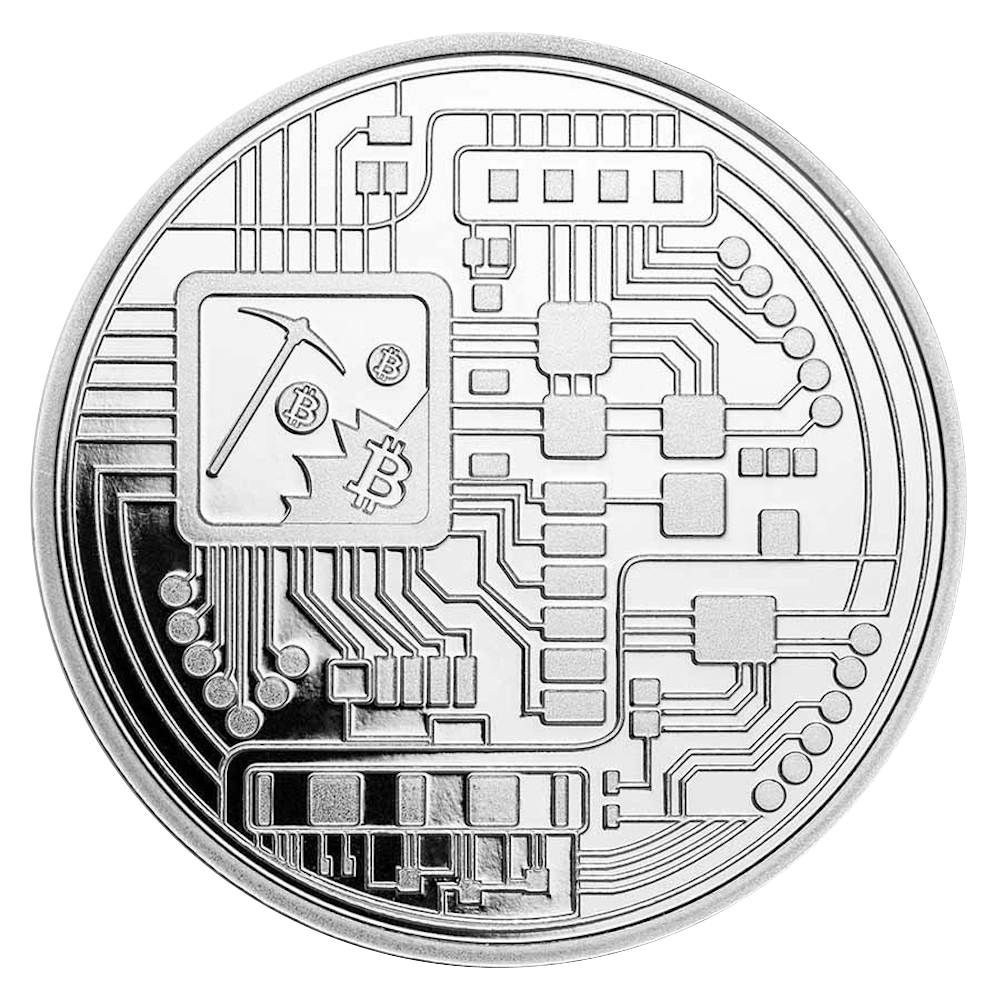 Bitcoin 1 Unze Silber