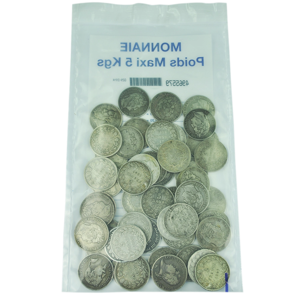 Versiegelter Beutel mit 45 5-Francs Ecu