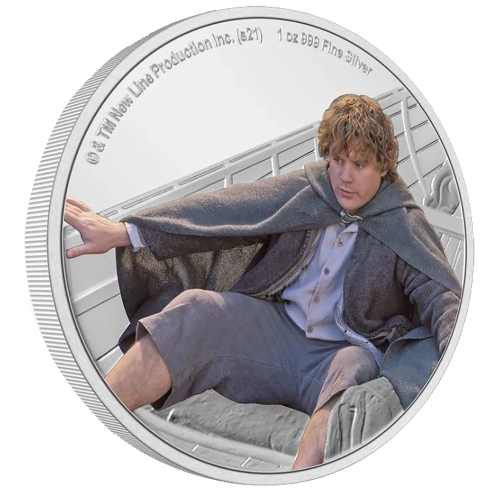 Der Herr der Ringe - Sam Gamgee 1 Unze Silber