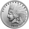 10 Indische US-Dollar 2 Unzen