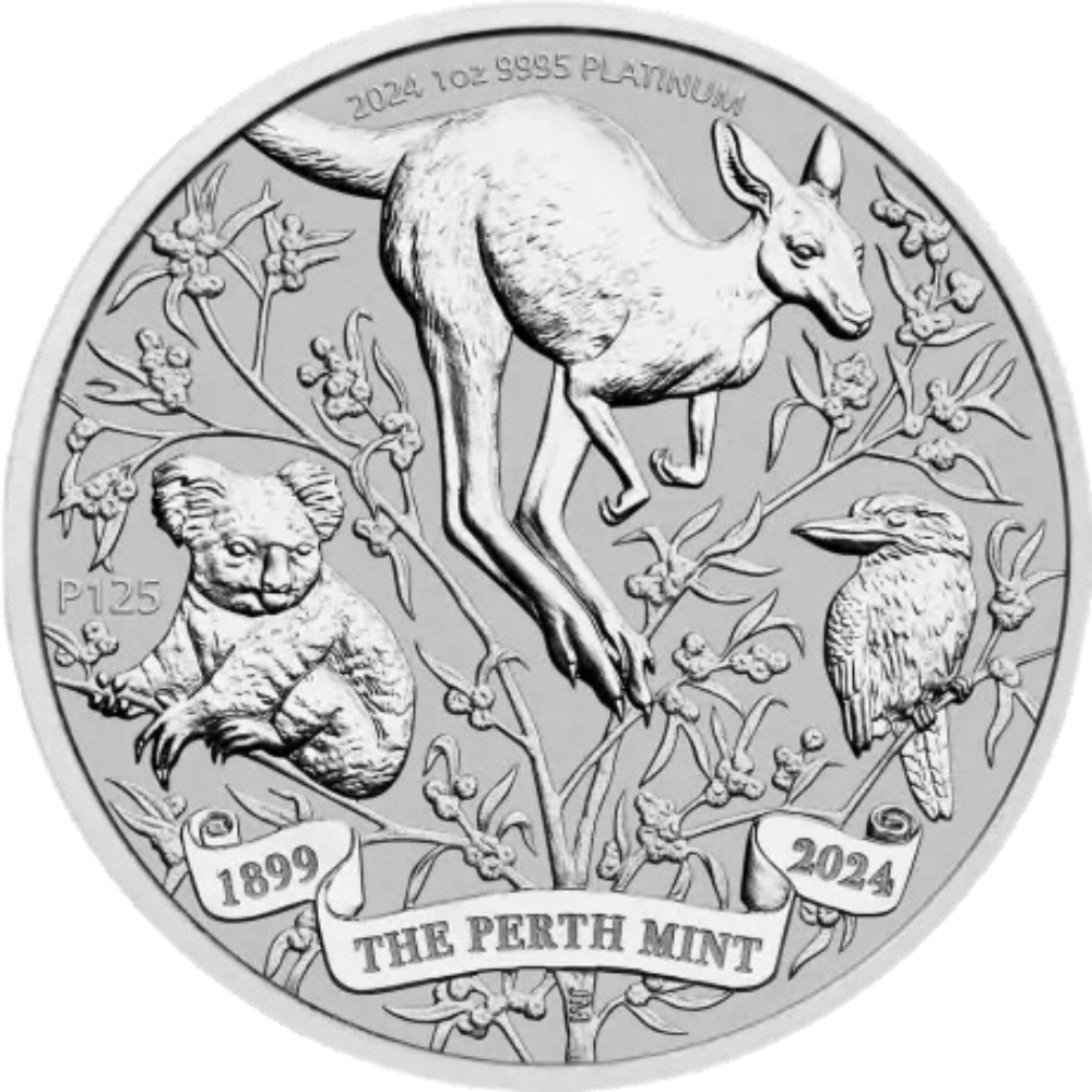 125 Jahre Perth Mint 1 Unze Platinum