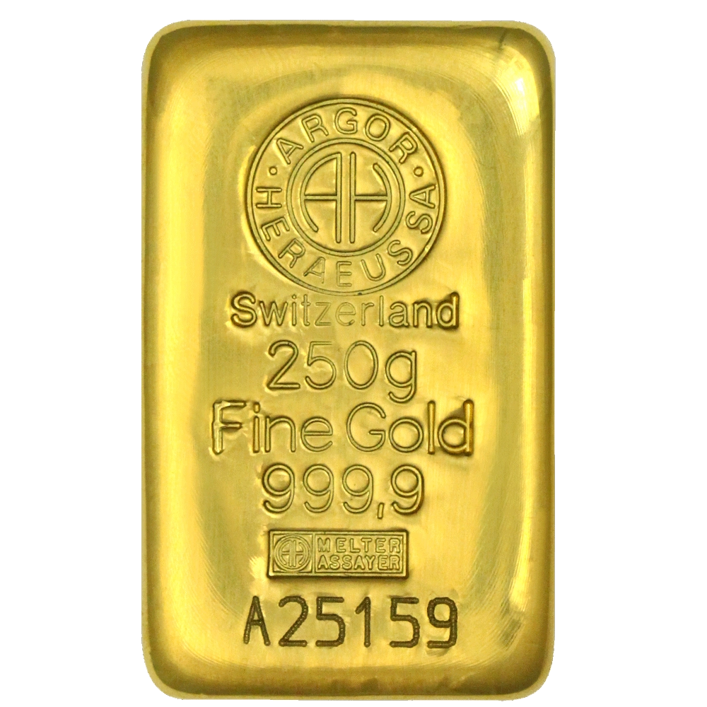 250g Goldbarren