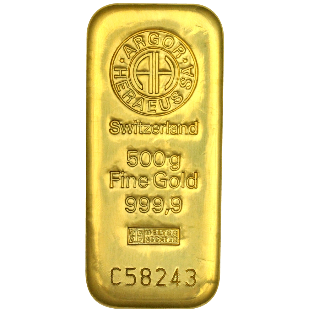 500g Goldbarren