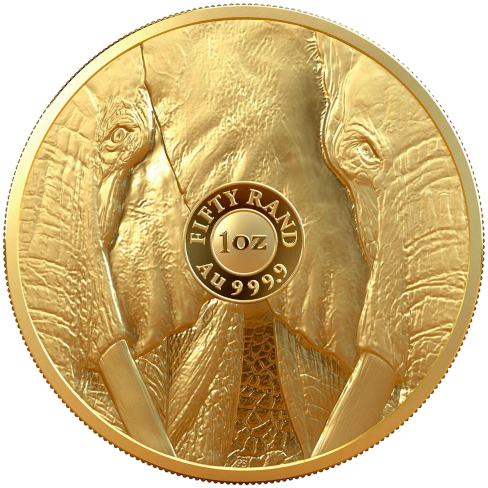 Big 5: Elefant 1 Unze Gold