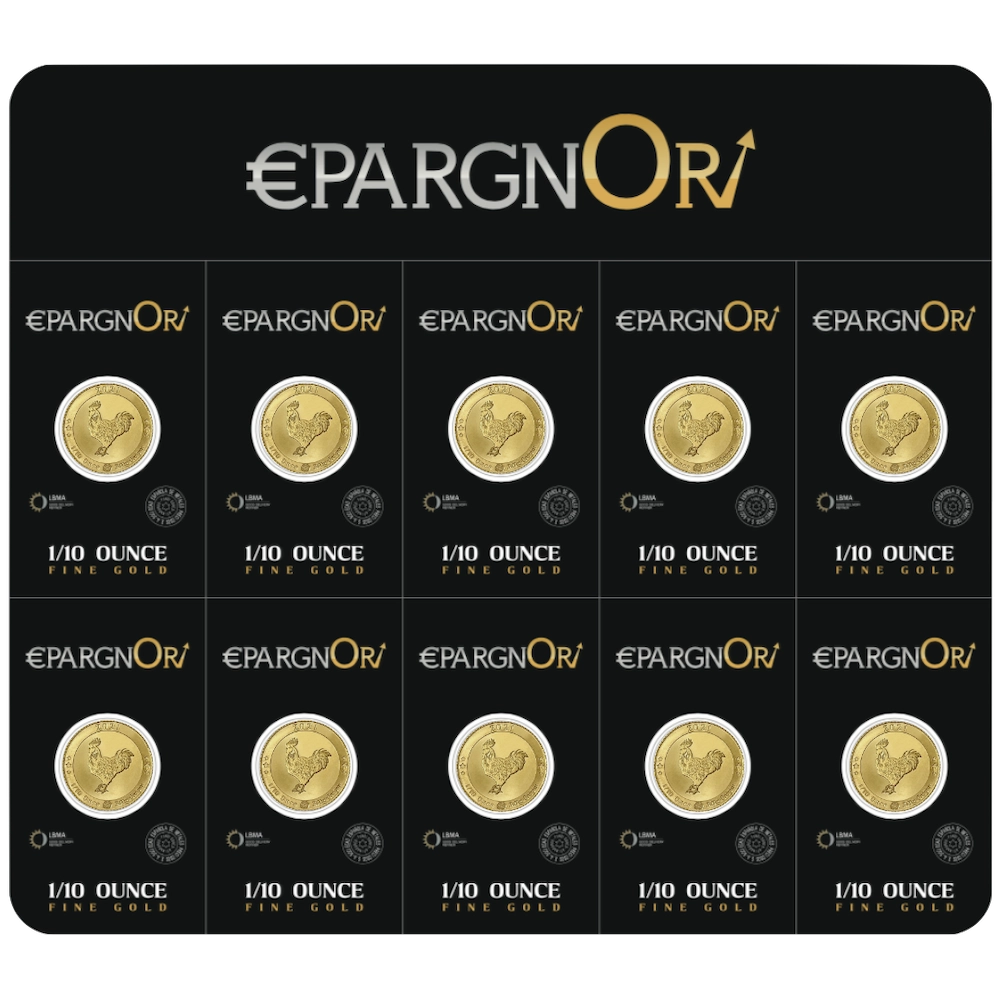 EpargnOr 10 x 1/10 Unze Gold