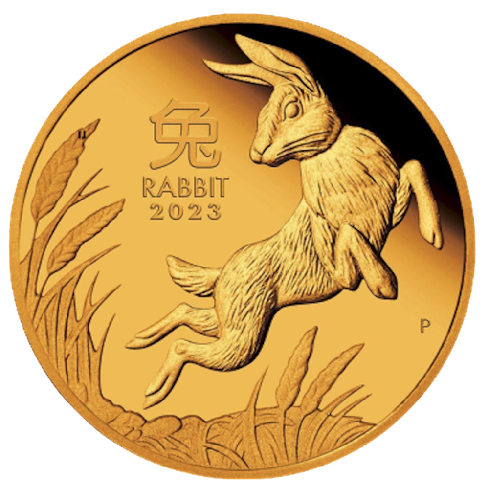 Australischer Lunar Hase 1 Unze Gold