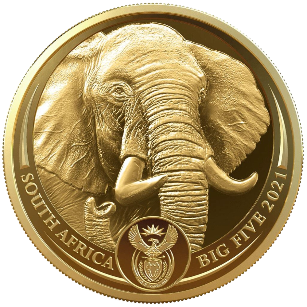 Big 5: Elefant 1/4 Unze Gold