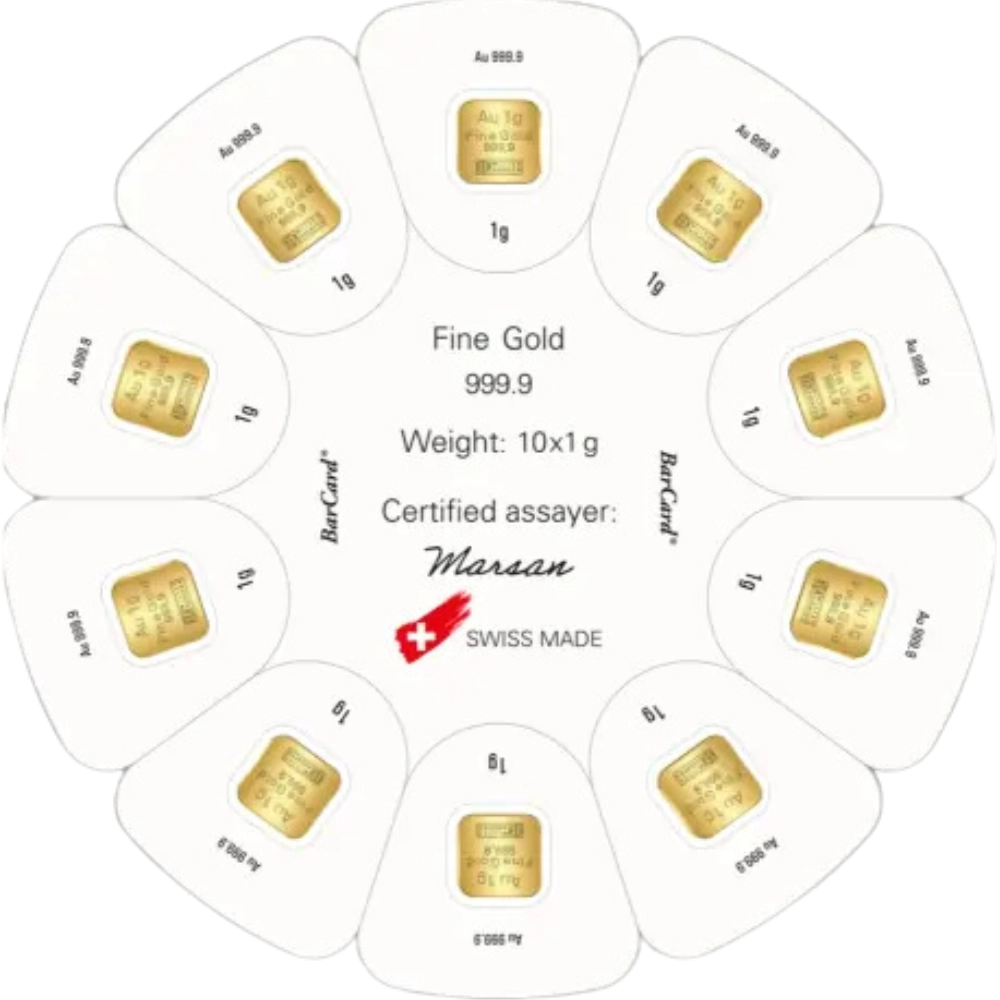 Combibar 10g Goldbarren