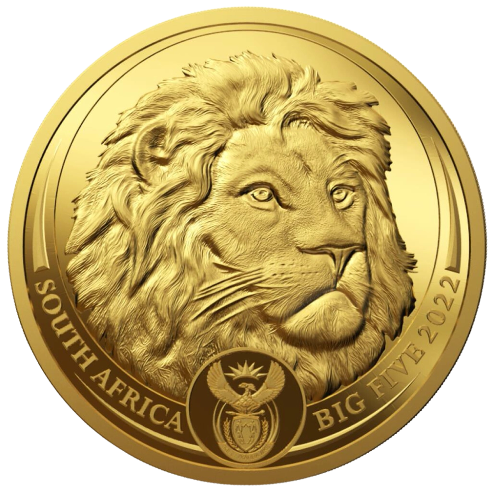 Big 5: Lion 1/4 Unze in Gold