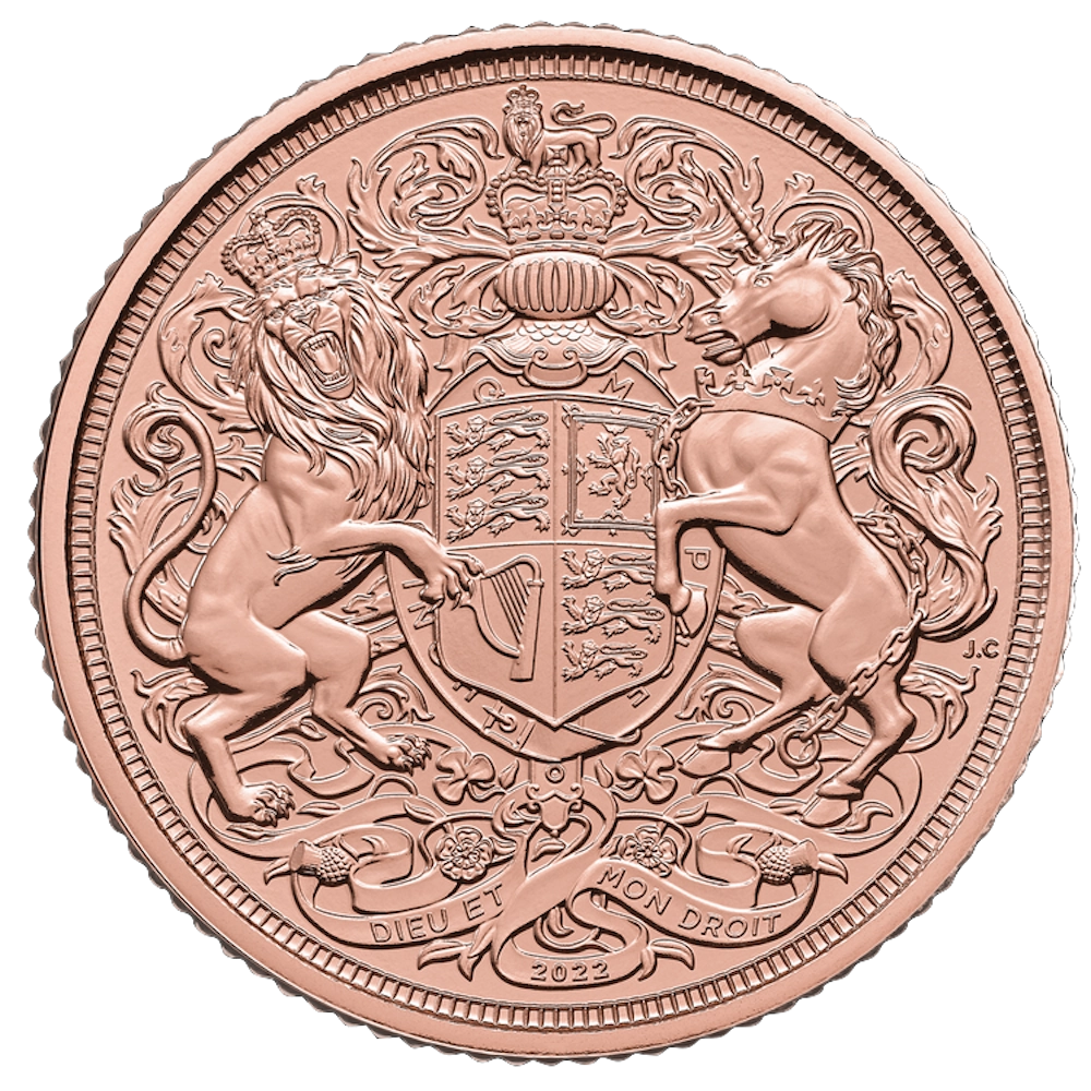Gedenk Souverän Charles III 2022