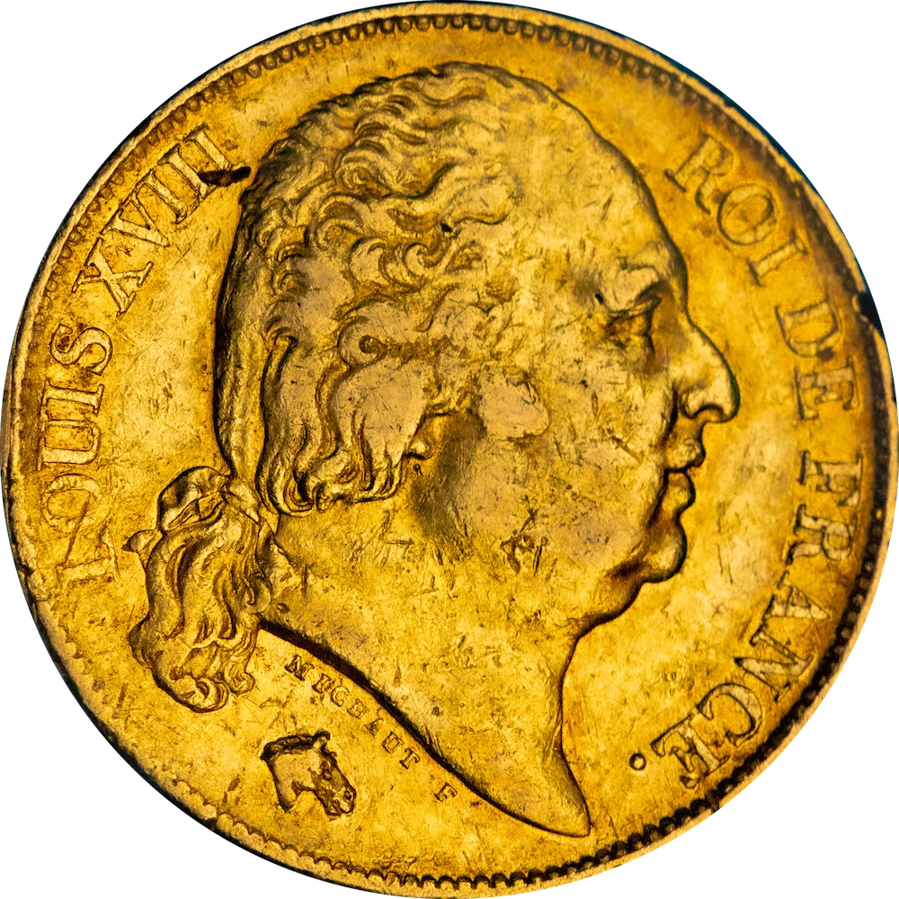 Restored Monarchy - 20 Francs Louis XVIII 1817 Bordeaux