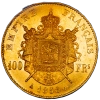 Coin: Second Empire - 100 Francs Napoleon III bare head 1858 Paris