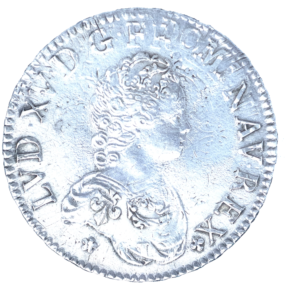 Münze: Louis XV-Écu Vertugadin 1716 Paris