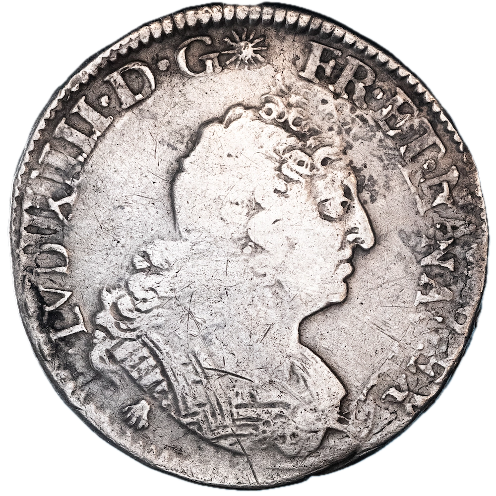Coin: Louis the 14th 1/2 reformed ecu 1701 Troyes