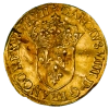 Kingdom of France: Charles the 9th -golden ecu at the sun 1562 Paris