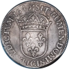 Clone : Münze: Ludwig XIV - Halber Ecu mit langem Docht 1649 Caen