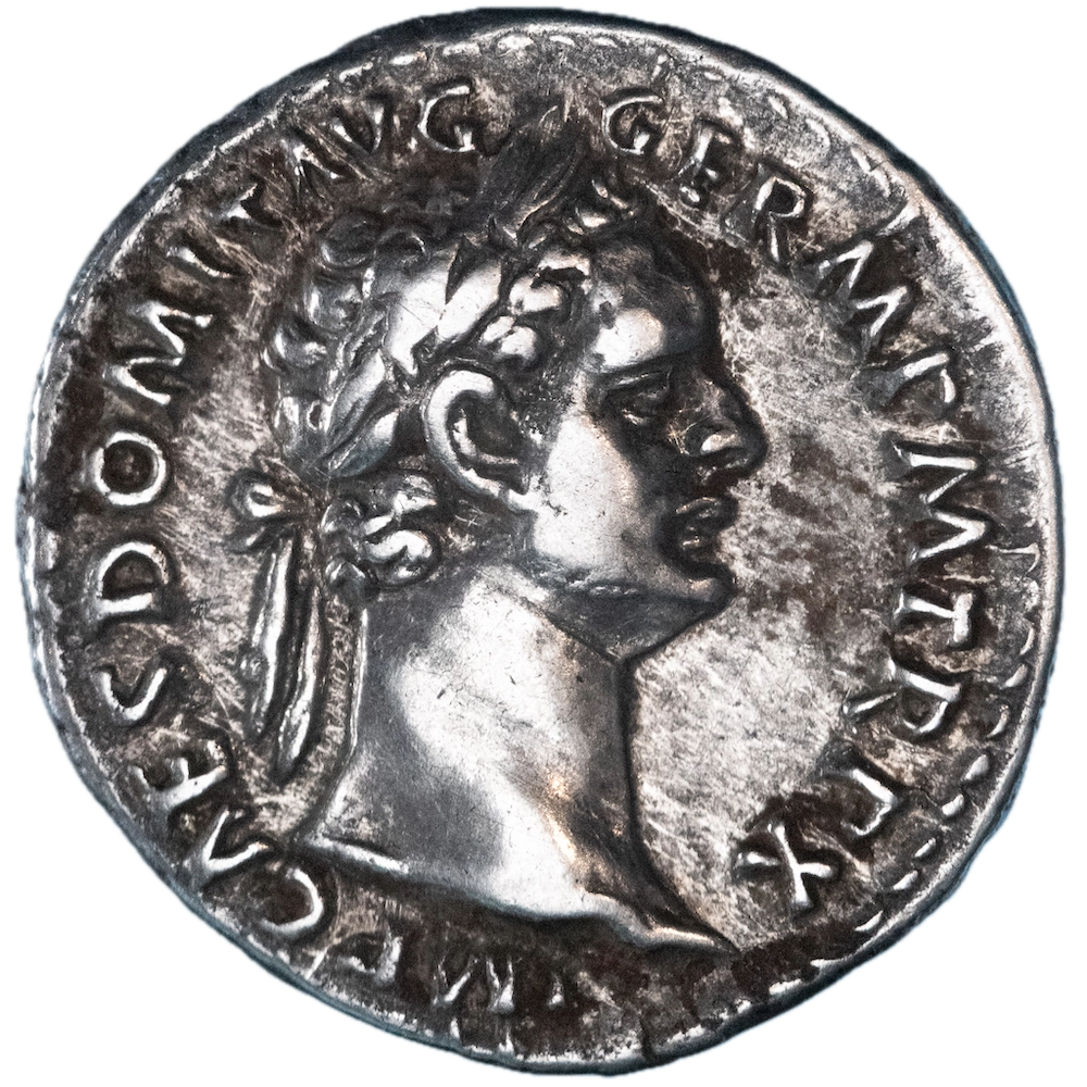 Roman Empire Denarius Domitian Minerva Rome
