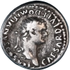 Roman Empire Denarius of Domitian with helmet crest Rome