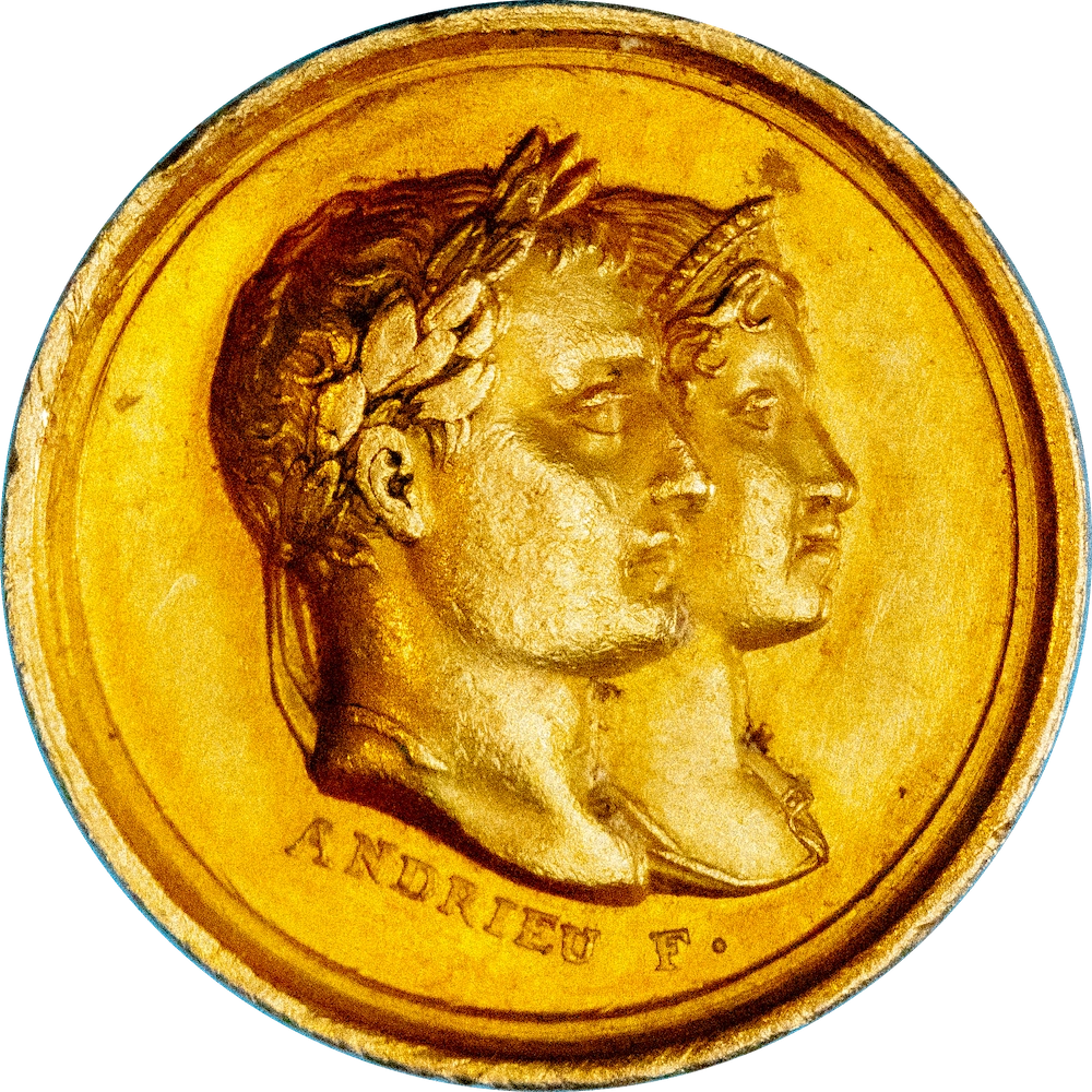 First Empire - Medal of the wedding between Napoleon the first and Marie-Louise 1810