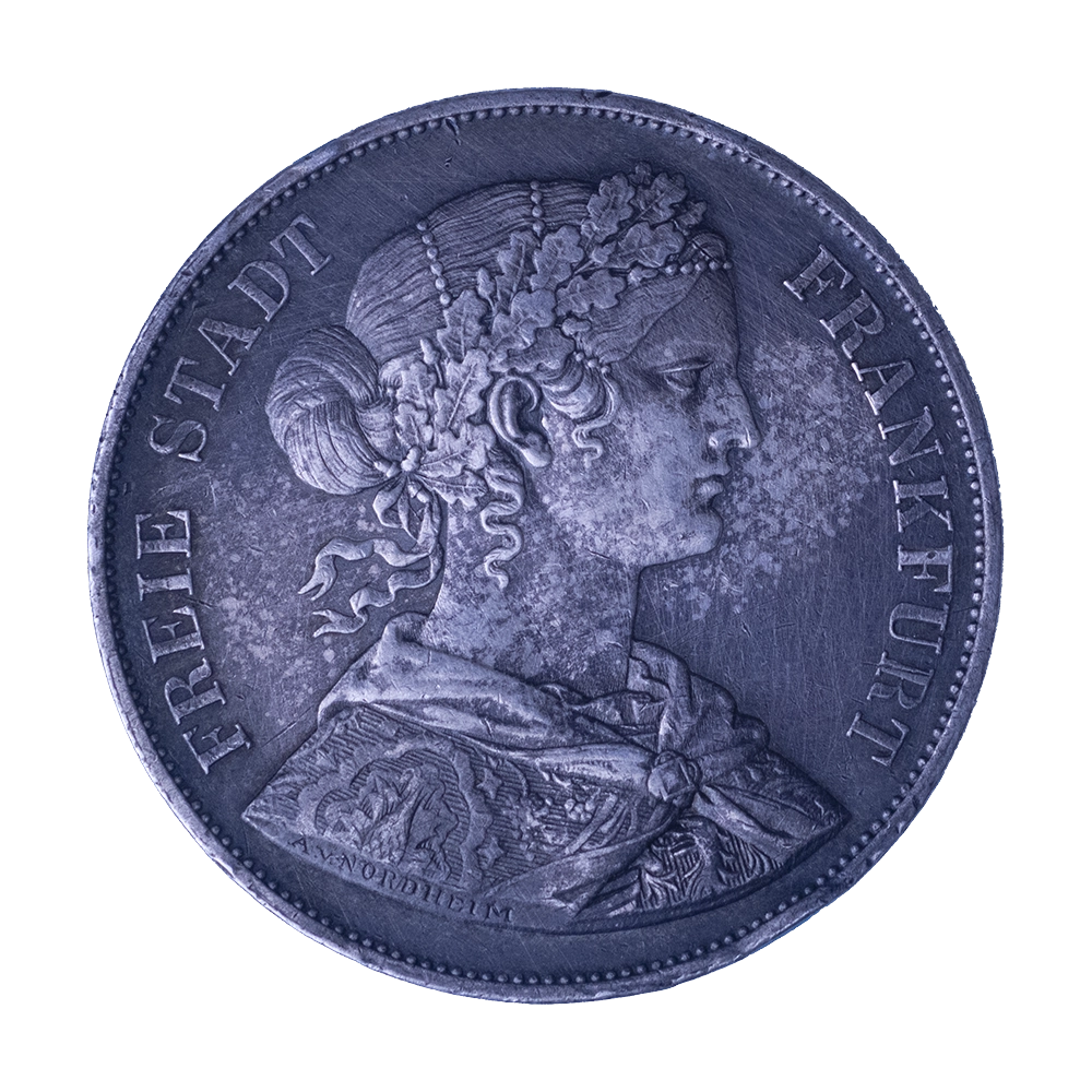Germany- City of Frankfurt 2 thaler 1866