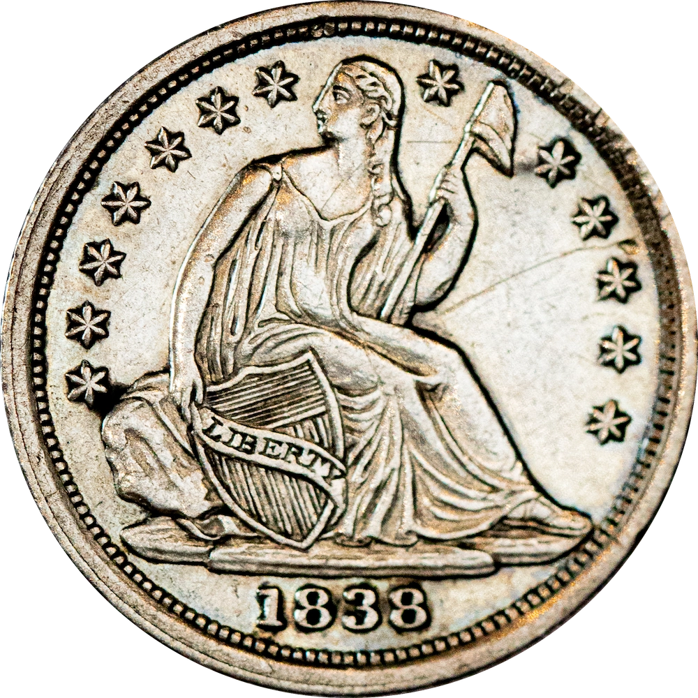 Coin: Seated Liberty Half Dimes 1838