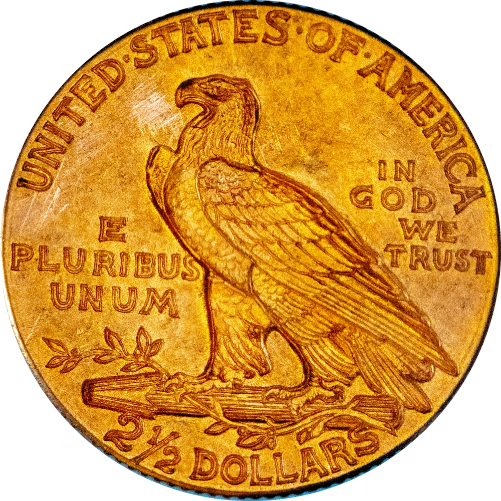 United states 2,5 dollars Indian Head 1913