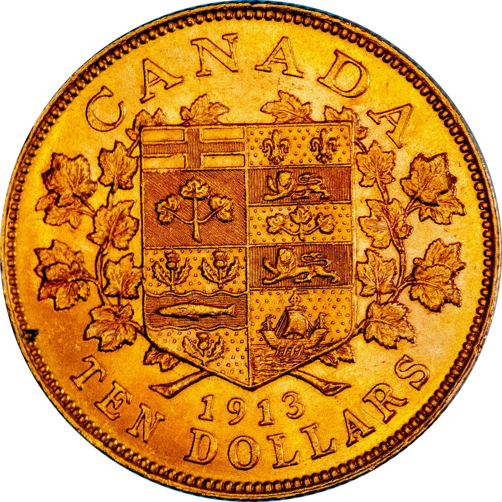 Canada 10 dollars Georges V 1913 Ottawa