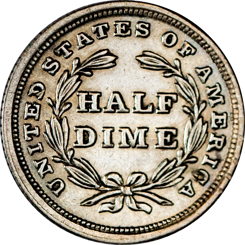 Coin: Seated Liberty Half Dimes 1838