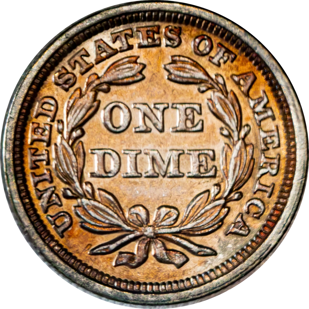 Coin: Seated Liberty One Dime 1850