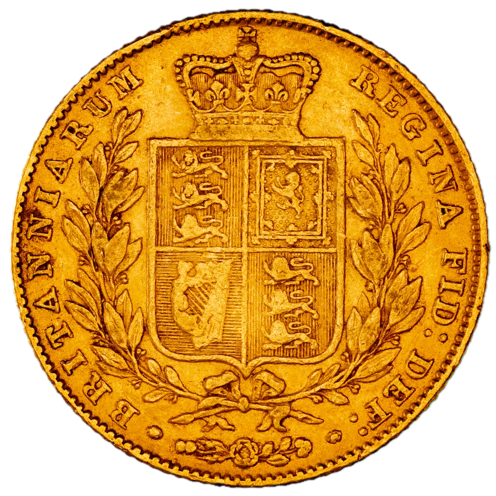 Coin United Kingdom Sovereign Victoria 1847 Londres
