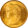 Coin graduated by PCGS MS65 - Suisse 20 francs Helvetia 1896
