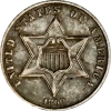 United states 3 cents type 2 1860