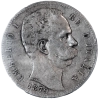 Coin graduated PCGS VF30 Italy 5 lire Umberto the first 1879 Roma