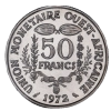 Afrique de l'Ouest - Essai de 50 francs union monétaire 1972 Paris