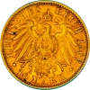 Kingdom of Prussia 10 Reichmark Wilhelm the 2nd 1906 Berlin