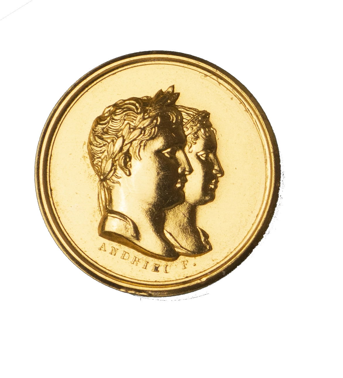 First Empire Gold Birth Token of the King of Rome 1811